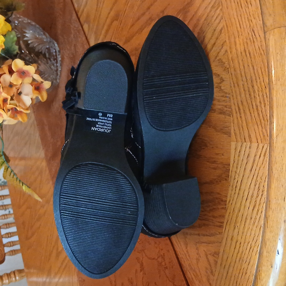 Jellypop Black Vegan Leather Fringe Boots - Picture 7 of 8